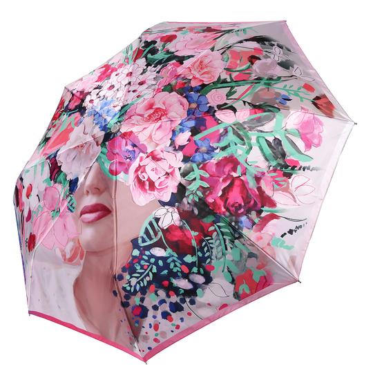 Зонт женский облегченный автомат, сатин Fabretti