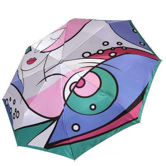 Зонт женский облегченный автомат, сатин Fabretti